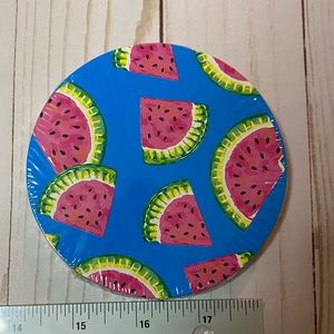 Blue Watermelon Coasters 4 pack brand new